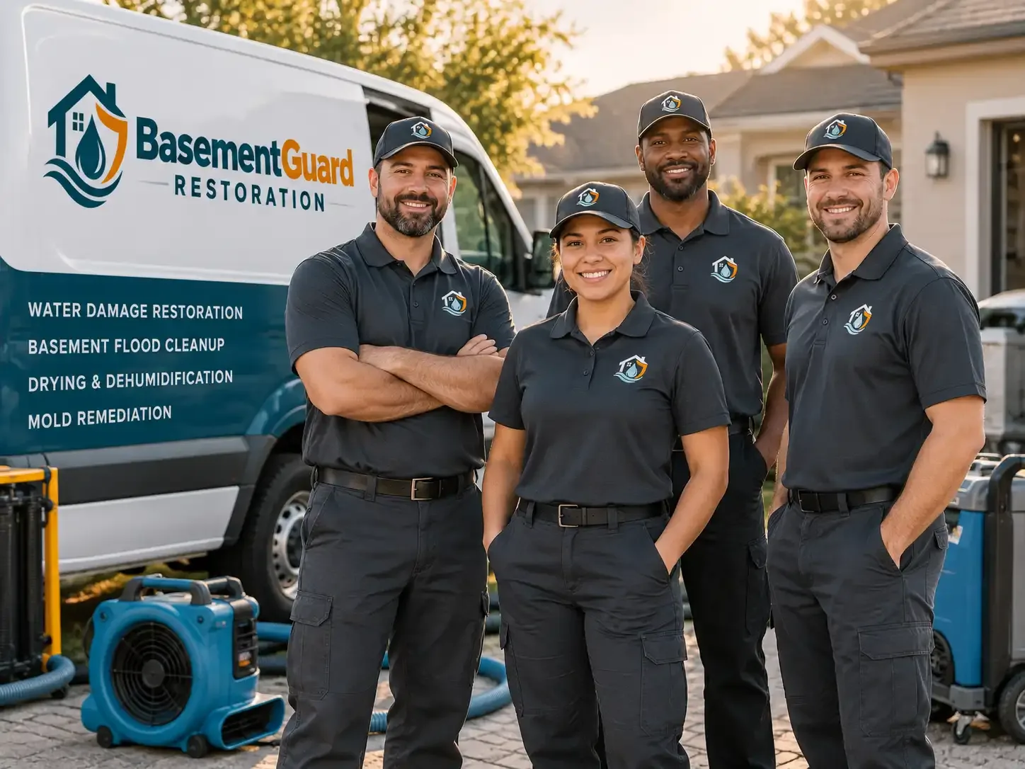 Basement Water Damage Restoration company in Badger, IA